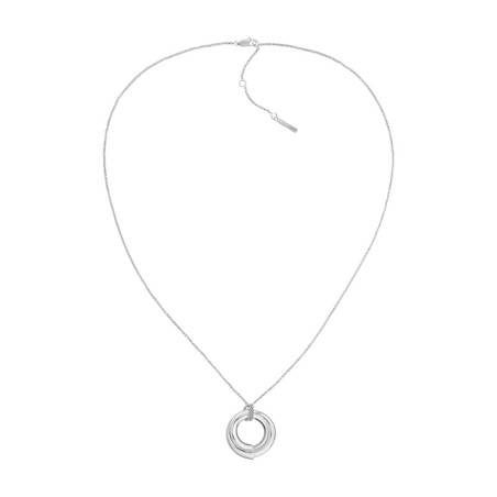 Collier femme calvin klein sculptural acier argenté 35000760 – colliers femme