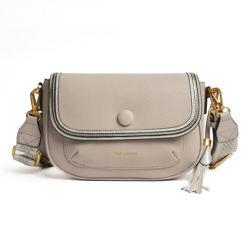 Sac femme porté main et badouillère mac alyster radieuse perle ms-557-03 - maroquinerie - edora