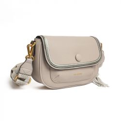 Sac femme porté main et badouillère mac alyster radieuse perle ms-557-03 - maroquinerie - edora - 1