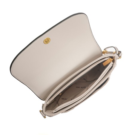Sac femme porté main et badouillère mac alyster radieuse perle ms-557-03 – maroquinerie