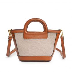 Sac femme porté main et bandoulière mac alyster synonyme cognac ms-553-01 - maroquinerie - edora - 0