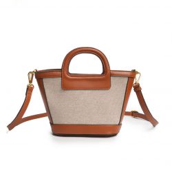 Sac femme porté main et bandoulière mac alyster synonyme cognac ms-553-01 - maroquinerie - edora - 2
