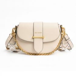 Sac femme à rabat et bandoulière mac alyster désinvolte nude ms-552-02 - fete-des-meres - edora - 0