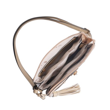 Sac femme trotteur mac alyster esquisse  camel ms-550-03 – maroquinerie