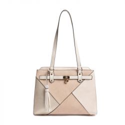 Sac femme shopping mac alyster esquisse  beige ms-550-01 - maroquinerie - edora - 0