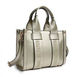 Sac femme petit cabas et bandoulière mac alyster basic clover champagne ksi-222 - maroquinerie - edora - 1