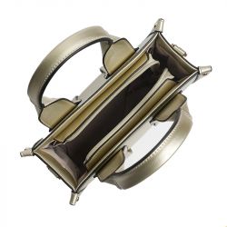 Sac femme petit cabas et bandoulière mac alyster basic clover champagne ksi-222 - maroquinerie - edora - 3