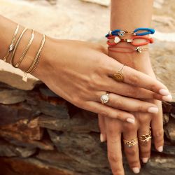 Bracelet femme zag bijoux ausar acier doré et nacre sbx23174-01sel - bracelets-femme - edora - 2