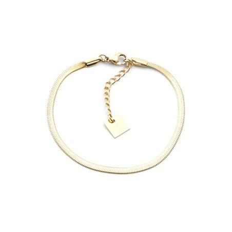 Bracelet femme zag bijoux pur acier doré sbs7232-01uni – bracelets femme