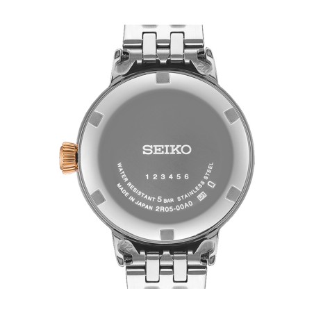 Montre femme automatique seiko presage cocktail time clover club acier argenté sre009j1 – montres femme