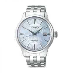 Montre homme automatique seiko  présage  cocktail sky diving acier argenté srpe19j1 - accueil - edora - 0