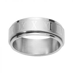 Bague homme phebus lucca acier brillant 15-0093 - accueil - edora - 0
