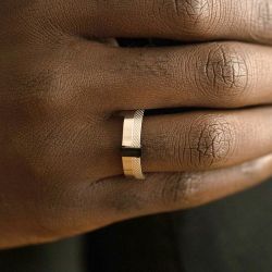 Bague homme phebus losange acier 15-0292-n - bague argent & or homme, bague homme - - bagues-homme - edora - 1