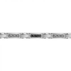 Bracelet homme phebus acier et carbone noir 35-0920 - bracelets-homme - edora - 1