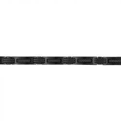 Bracelet homme phebus acier noir et câble 35-0973 - bracelets-homme - edora - 1