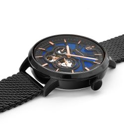 Montres homme automatique pierre lannier trio acier noir - automatiques - edora - 1