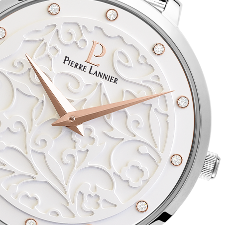 Montre femme pierre lannier eolia acier gris – accueil