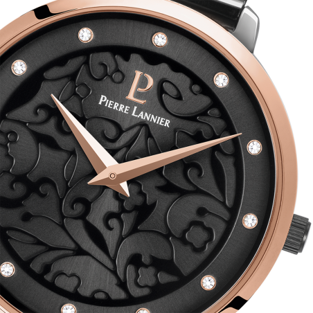 Montre femme pierre lannier eolia acier gris – analogiques