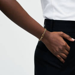 Bracelet femme pandora me chaîne à petits maillons doré 569662c00-3 - accueil - edora - 1