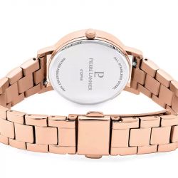 Montre femme pierre lannier multiples doré-rose cadran chocolat bracelet acier doré-rose 14 mm 012p988 - montres-femme - edora - 3