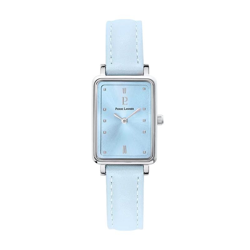 Montre femme pierre lannier ariane cadran bleu bracelet cuir bleu 049d666 - montres-femme - edora