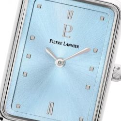 Montre femme pierre lannier ariane cadran bleu bracelet cuir bleu 049d666 - montres-femme - edora - 2