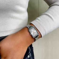 Montre femme pierre lannier ariane cadran argenté bracelet acier argenté 051j621 - montres-femme - edora - 1