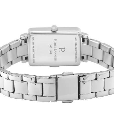 Montre femme pierre lannier ariane cadran argenté bracelet acier argenté 051j621 – montres françaises