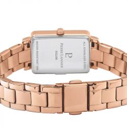 Montre femme pierre lannier ariane doré-rose cadran chocolat bracelet acier doré-rose 052j988 - montres-femme - edora - 3
