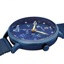 Montre femme pierre lannier tallia cadran bleu bracelet acier milanais bleu 063g869 - fete-des-meres - edora - 1