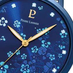 Montre femme pierre lannier tallia cadran bleu bracelet acier milanais bleu 063g869 - fete-des-meres - edora - 2