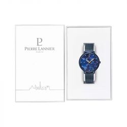 Montre femme pierre lannier tallia cadran bleu bracelet acier milanais bleu 063g869 - fete-des-meres - edora - 3