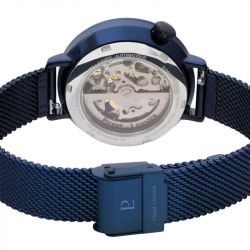 Montre femme pierre lannier australe bleu cadran bleu bracelet acier milanais bleu 148h866 - fete-des-meres - edora - 3