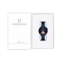 Montre femme pierre lannier australe bleu cadran bleu bracelet acier milanais bleu 148h866 - fete-des-meres - edora - 4