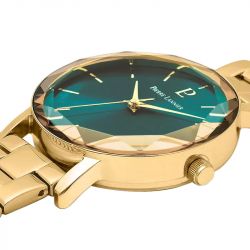 Coffret femme pierre lannier multiples cadran vert bracelet cuir vert 351k562 - montres-femme - edora - 1