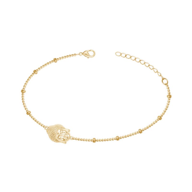 Bracelet femme tête de bouddha plaqué or edo66300034 - bracelets-femme - edora