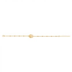 Bracelet femme tête de bouddha plaqué or edo66300034 - bracelets-femme - edora - 2