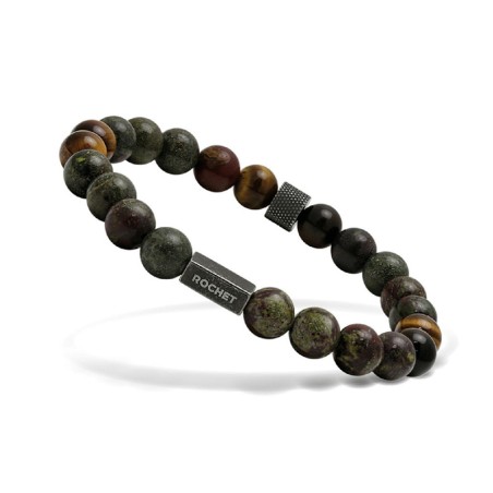 Bracelet homme rochet zen jaspe et oeil de tigre hb2808 – bracelets homme