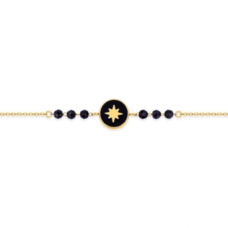 Bracelet or & argent, bracelet plaqué or, bracelet cuir & tissu - bracelets-femme - edora - 2