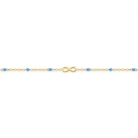 Bracelet or & argent, bracelet plaqué or, bracelet cuir & tissu - bracelets-femme - edora - 2