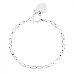 Bracelet femme edora cœur acier argenté edo431270b - bracelets-femme - edora - 0