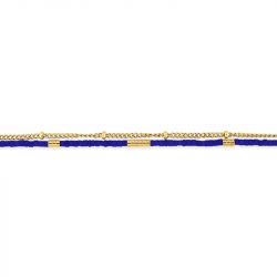 Bracelet femme edora acier doré et cristaux edo433984 - bracelets-femme - edora - 1