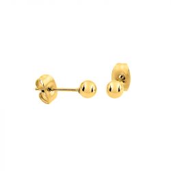 Boucles d'oreilles femme puces edora acier doré edo435136 - boucles-d-oreilles-femme - edora - 1