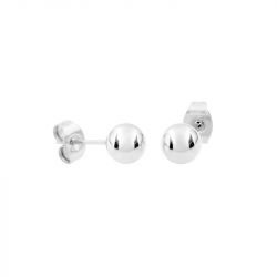 Boucles d'oreilles femme puces edora acier argenté edo435137 - boucles-d-oreilles-femme - edora - 1