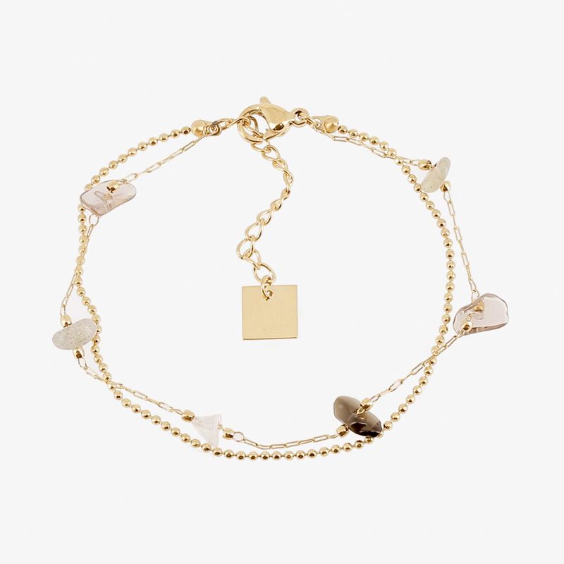 Bracelet femme zag neusis acier doré sbx24546-01blk - bracelets-femme - edora