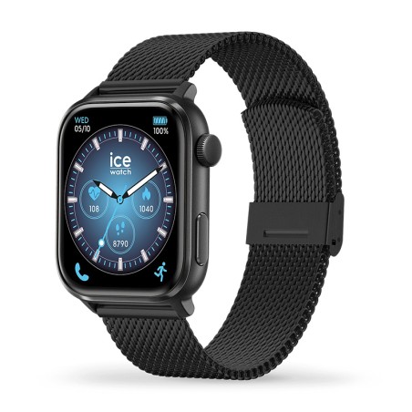 Montre mixte ice smart 3.0 black milanese acier noir 024300 – montres homme