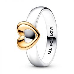 Bague femme pandora cœur coulissante 162504c00 - bagues-femmes - edora - 2