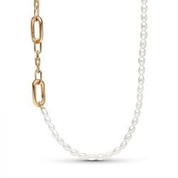 Collier femme pandora me fin perles de culture d’eau douce traitées 362302c01 - colliers-femme - edora - 0