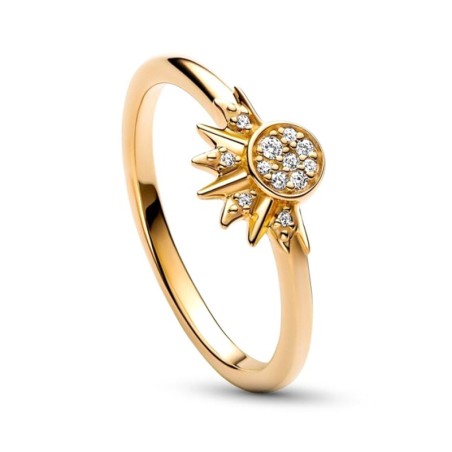 Bague femme pandora moments céleste soleil scintillant 162674c01 – bagues femme
