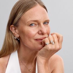 Bague femme pandora timeless cœur anneau double 163100c01 - bagues-femmes - edora - 0